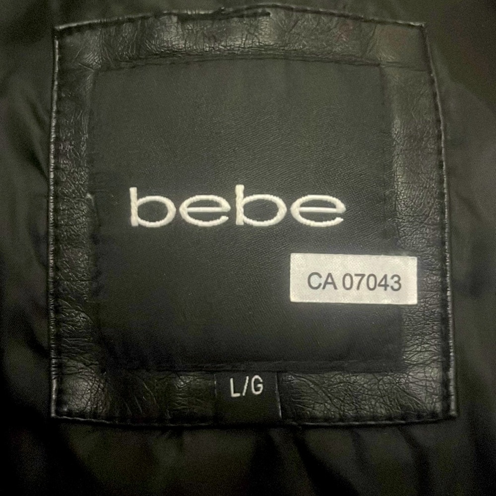 BEBE pleather jacket - Picture 3 of 3